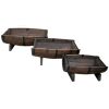 3-piece Half Barrel Planter Set