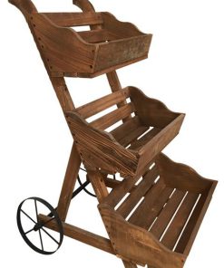 3-Tier Garden Cart Planter