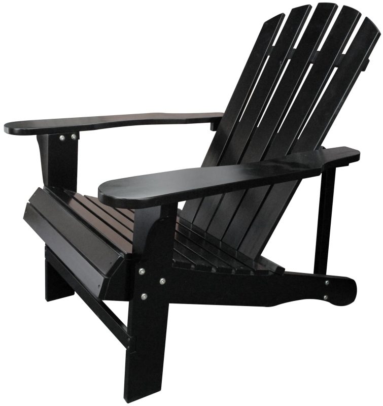 Black Adirondack Chair