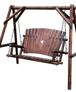 Char-Log 4 ft. Porch Swing with Frame - For Pickup ONLY (Excluding Wholesale Orders)