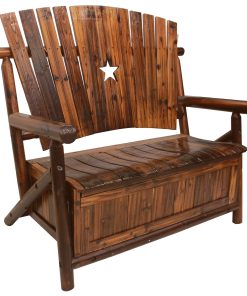 Char-Log Star Storage Bench - For Pickup ONLY (Excluding Wholesale Orders)