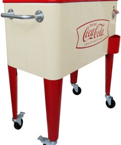 Coca-Cola® Cream & Red Fishtail 60 qt. Cooler