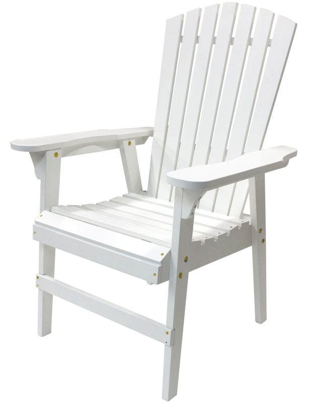 Over-Sized White Adirondack Chair