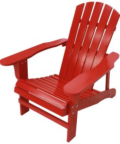 Red Adirondack Chair