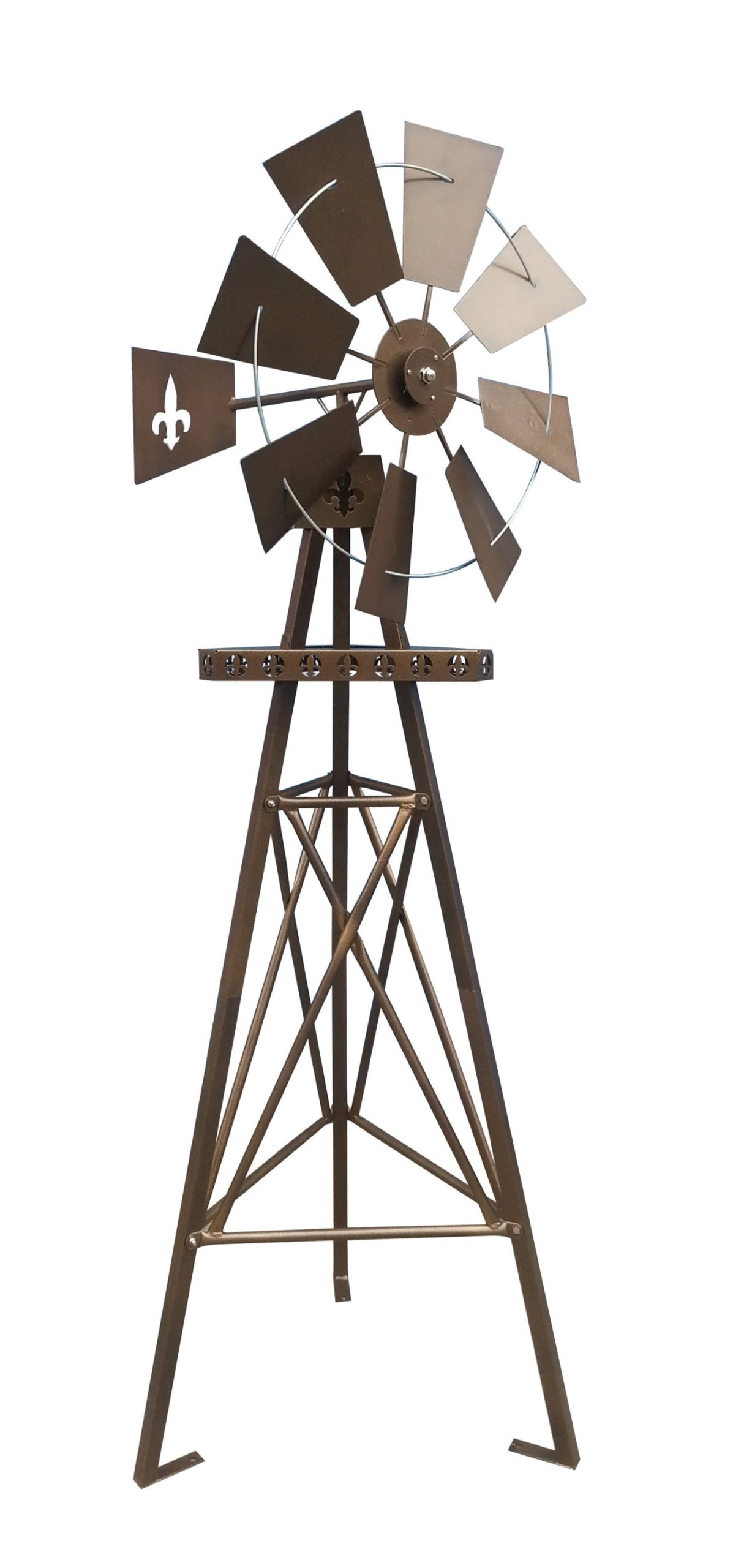Rustic Fleur-de-lis Windmill - For Pickup ONLY (Excluding Wholesale Orders)