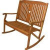 Sequoia Bench Rocker w Star