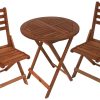 Sequoia Round Folding Bistro Set