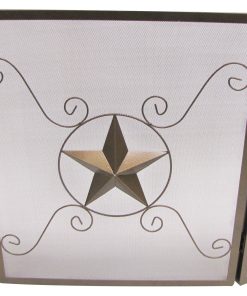 Star Fireplace Screen