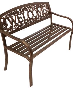 Welcome Metal Bench