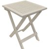 White Folding Adirondack Side Table