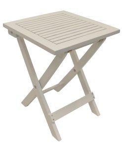 White Folding Adirondack Side Table