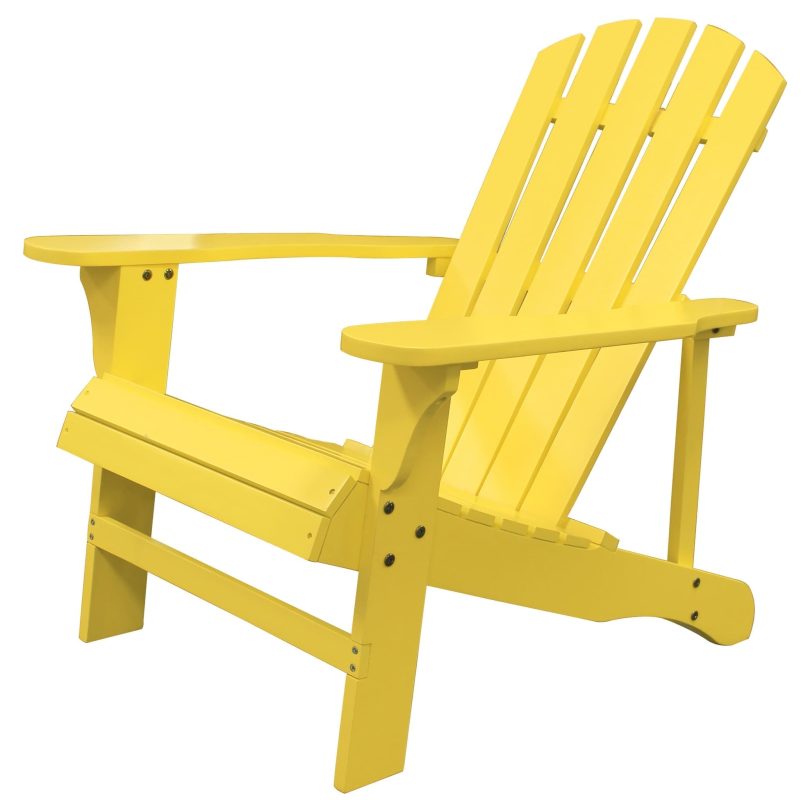 Yellow Adirondack Chair